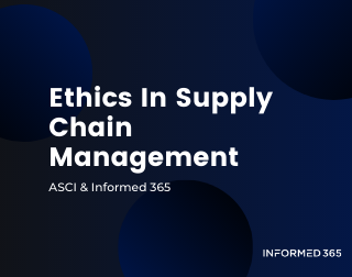 Webinar – ASCI – Ethics In Supply Chain Management